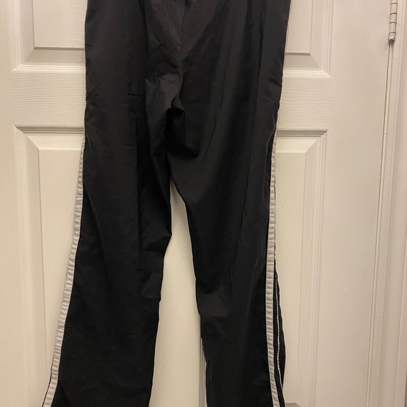 Black with white stripes Nike track pants - Picture 3 of 3